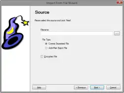 Import Wizard